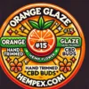 Orange Glaze #15 Indoor CBD Hemp Flower Pound